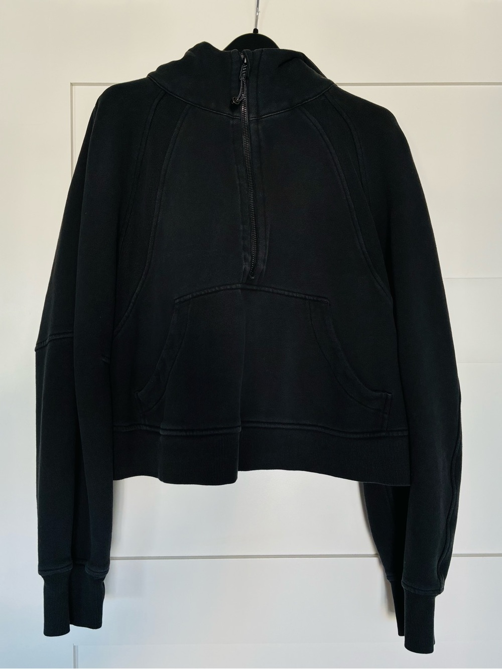 Lululemon M Scuba Oversized 1/2 Zip Hoodie Black